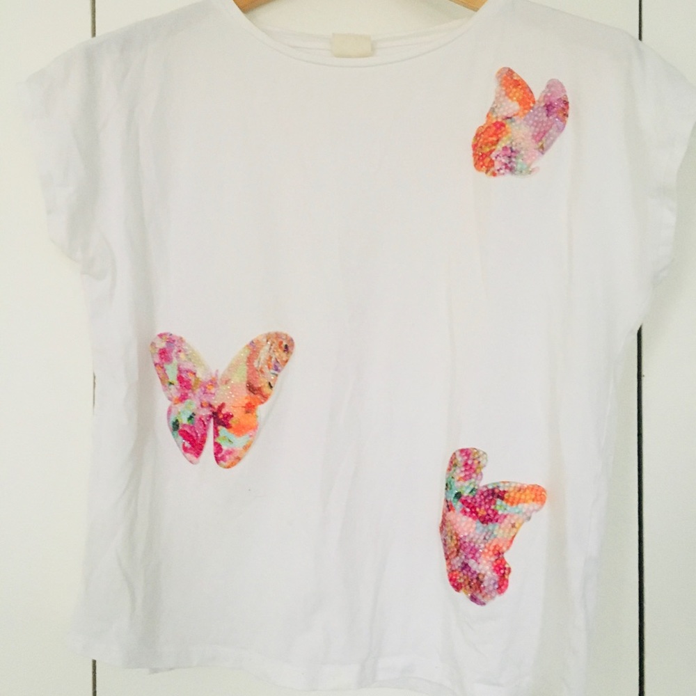 Girls butterflies top🦋🌈